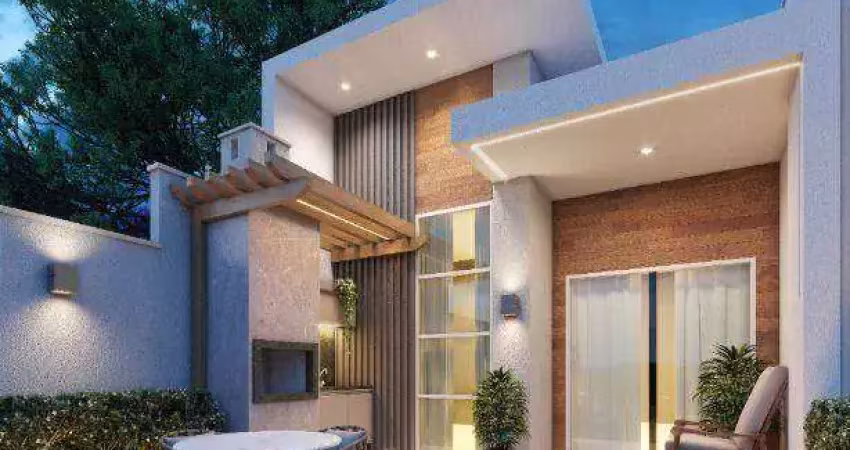 Casa com 3 dormitórios à venda, 91 m² por R$ 340.000,00 - Grilo - Caucaia/CE