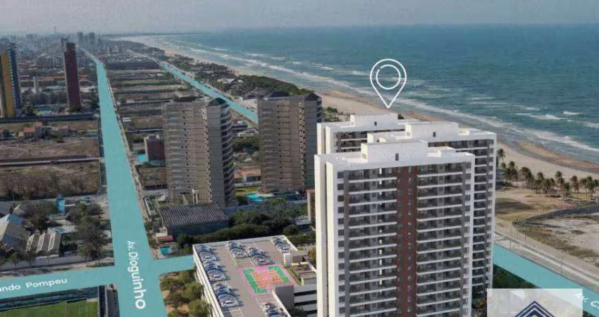Apartamento com 2 dormitórios à venda, 65 m² por R$ 471.000,00 - Praia do Futuro II - Fortaleza/CE