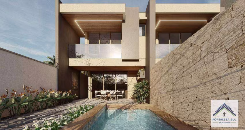 Casa com 4 dormitórios à venda, 154 m² por R$ 729.000,00 - Edson Queiroz - Fortaleza/CE