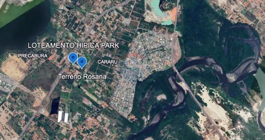 Terreno de esquina | 735m² | hípica park – precabura | eusébio/ce
