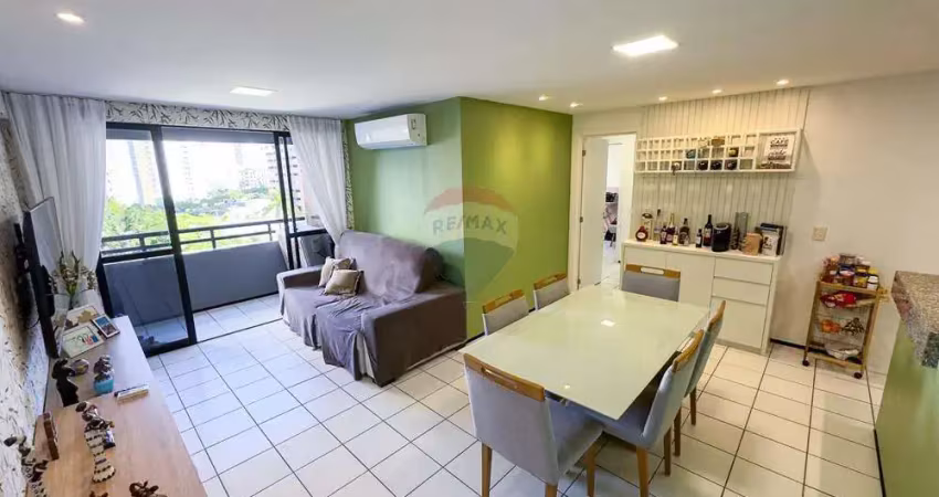 Apartamento 3q em fortaleza: conforto e segurança / condomínio cervantes.