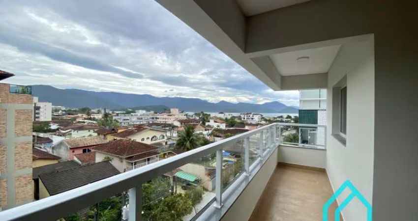 Apartamento novo 2 dormitórios sendo 1 suíte na Praia do Itaguá com vista para o mar em Ubatuba SP