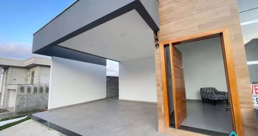Casa de condomínio à venda, no condominio catagua way norte,  em taubaté, monte belo, com 3 quartos, 128m²