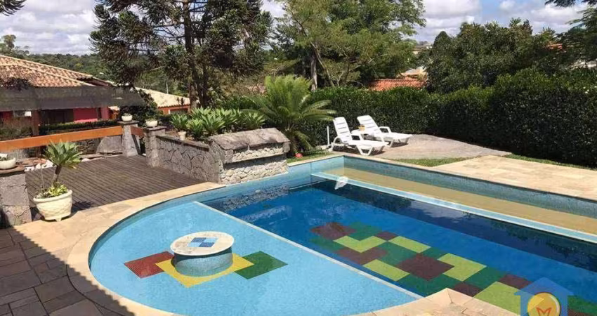 Casa com 4 Suítes à Venda, a.c 700 m² por R$ 3.500.000 - Recanto Suíço - Vargem Grande Paulista/SP