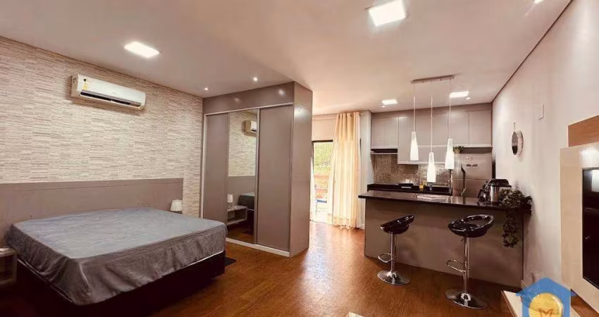 Loft Mobiliado e Equipado em condomínio sofisticado!