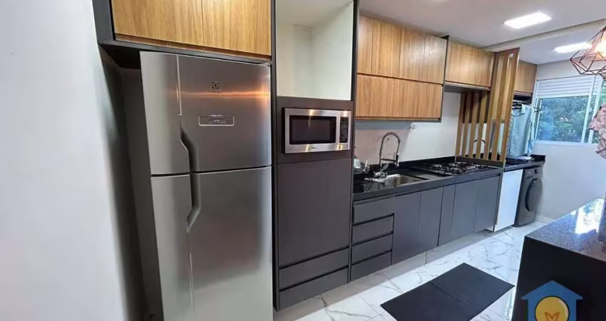 Apartamento com 2 dormitórios à venda, 59 m² por r$ 300.000,00 - granja viana – km 26 - cotia/sp