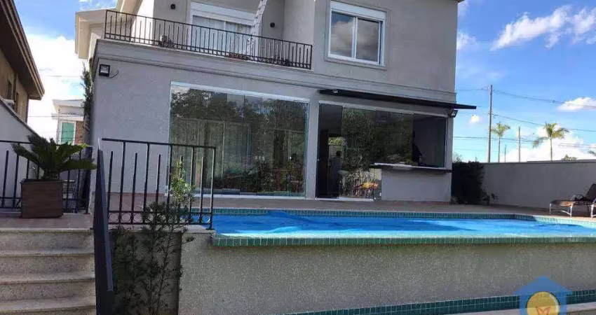 Casa com 4 dormitórios à venda, 420 m² por r$ 3.900.000,00 - granja viana - reserva santa maria - jandira/sp