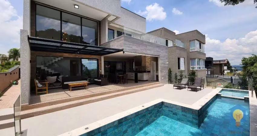 Casa com 4 dormitórios à venda, 365 m² por r$ 3.820.000,00 - granja viana - alphaville granja viana - carapicuíba/sp