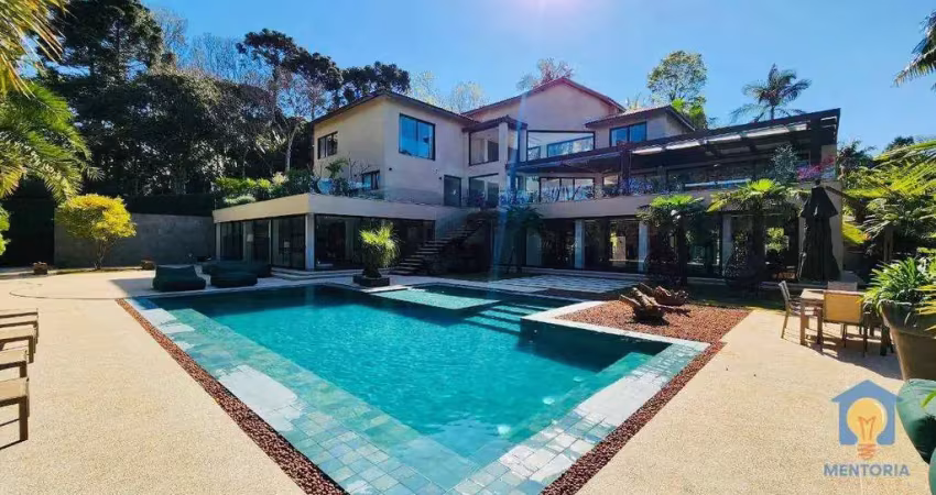 Casa com 4 suítes à venda, 1000 m² por r$ 13.900.000 - granja viana – haras guancan - cotia/sp