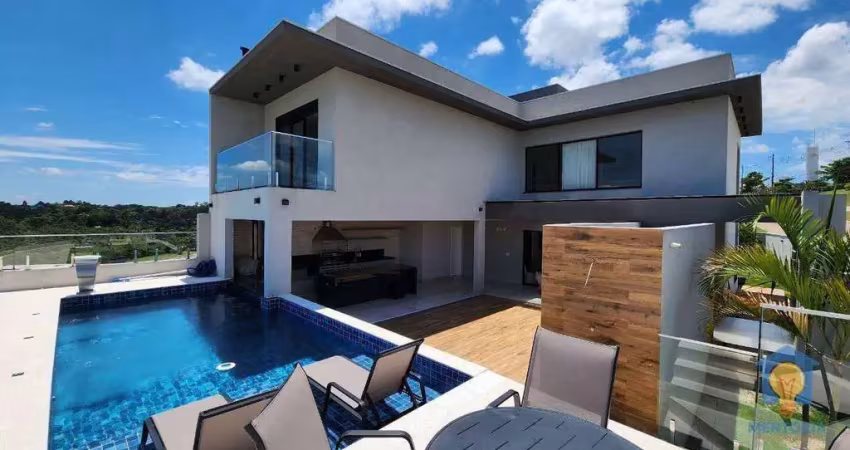 Casa no estilo contemporâneo à venda no condomínio central park residence