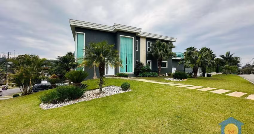 Casa com 3 suítes à venda, 419 m² por r$ 3.500.000 - condomínio reserva santa maria - jandira/sp