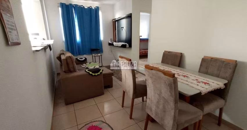 Excelente Apartamento de 2 Dormitórios no Condomínio Spazio Urca, bairro Mercês - Uberaba