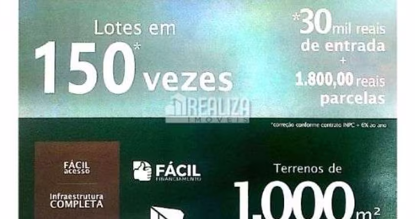 Lotes à venda no Residencial Parque dos Dinossauros em Peirópolis-MG
