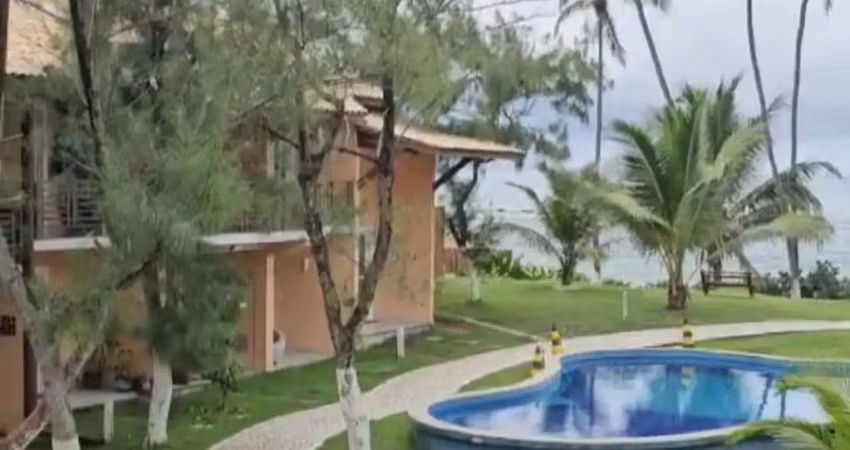Pé na areia - village 3/4 suite e varanda com vista mar - localização top