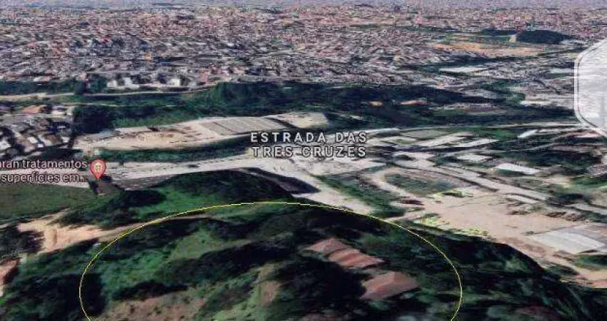 Terreno para alugar, 6000 m² por r$ 2.900,00/mês - três cruzes - são paulo/sp