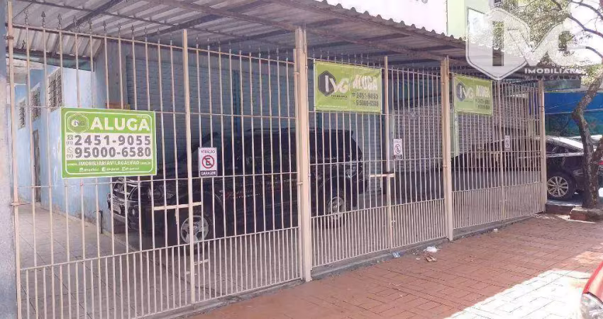 Salão para alugar, 200 m² por r$ 7.000,00/mês - parque continental - guarulhos/sp