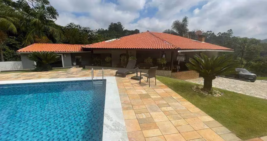 Chácara com 4 dormitórios à venda, 4400 m² por r$ 3.500.000 - parque jacarandas - arujá/sp