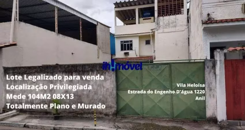 Terreno em condomínio fechado à venda na Estrada do Engenho D'Agua, 1220, Anil, Rio de Janeiro