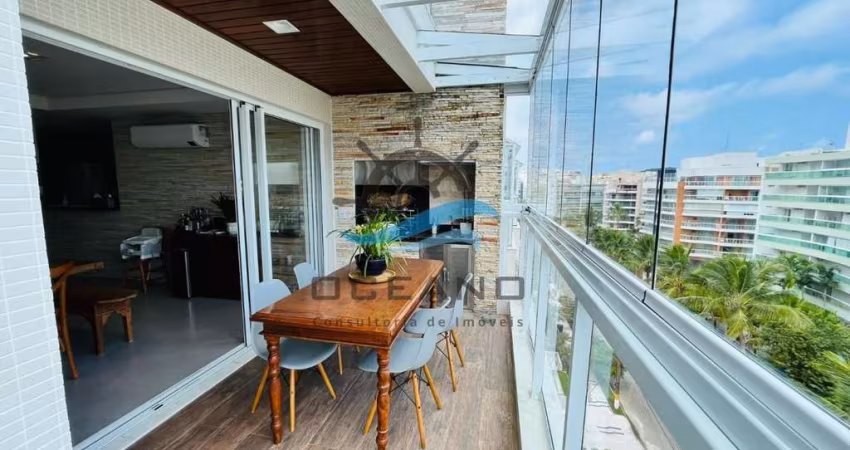Apartamento para Venda em Bertioga, Riviera, 3 dormitórios, 3 suítes, 4 banheiros, 2 vagas