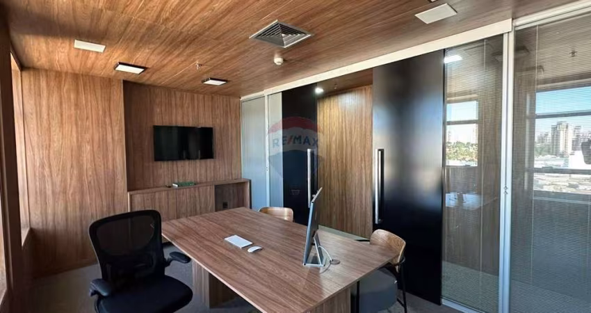 SALA COMERCIAL MOBILIADA PARA ALUGAR NO JARDIM CALIFORNIA - OFFICE TOWER - 77M²
