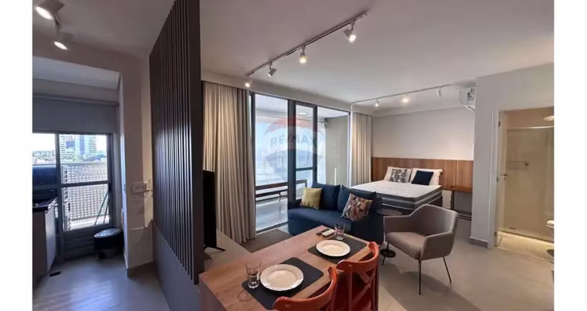 Apartamento flat mobiliado para locação no alto da boa vista - ribeirão preto.