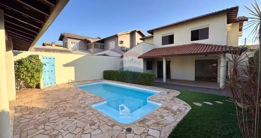 Casa com 4 quartos para alugar no condomínio santa helena - bonfim paulista - 253m²