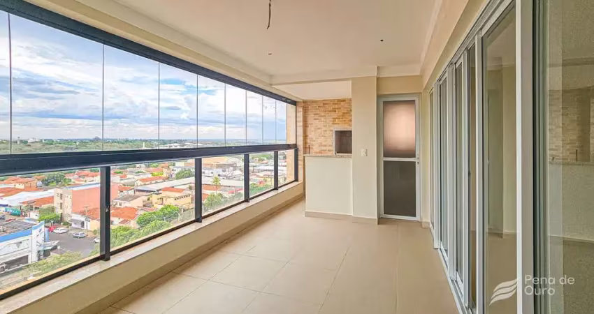 Apartamento três suítes com três vagas de garagem localizado no Vila Mendonça