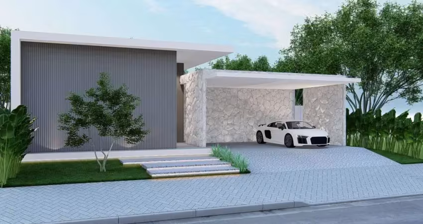 Casa em obras com 3 suítes no condomínio green park