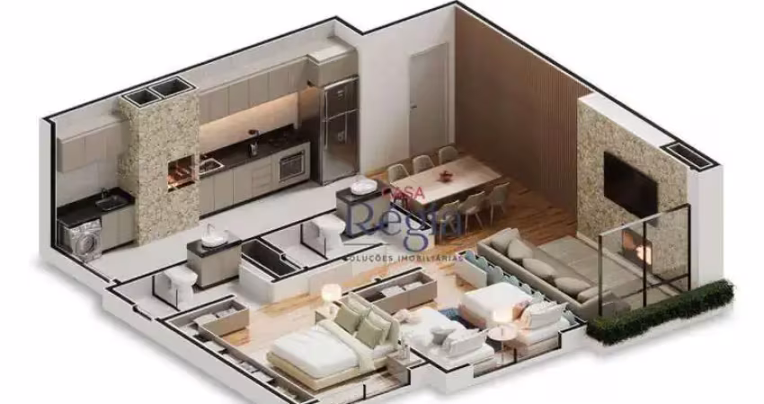 Apartamento com 2 quartos à venda na Travessa Do Colégio, 150, Várzea Grande, Gramado