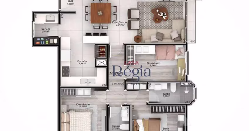 Apartamento com 3 quartos à venda na Rua Leopoldo Rosenfeld, 297, Planalto, Gramado