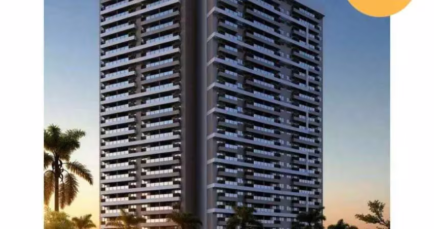 Apartamento padrão 1/4 frente mar, com suite, ao lado do hiper ideal, novo