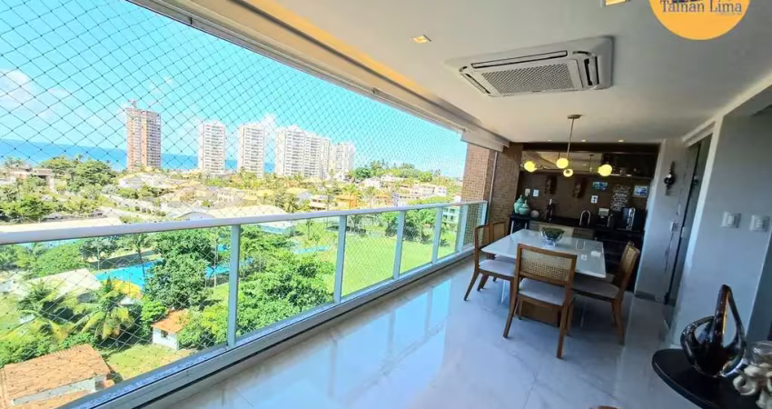 Apartamento alto padrão em pituaçu, proximo a praia, são 3/4 sendo 1 suite com 2 vagas, prédio novo, com lazer completo