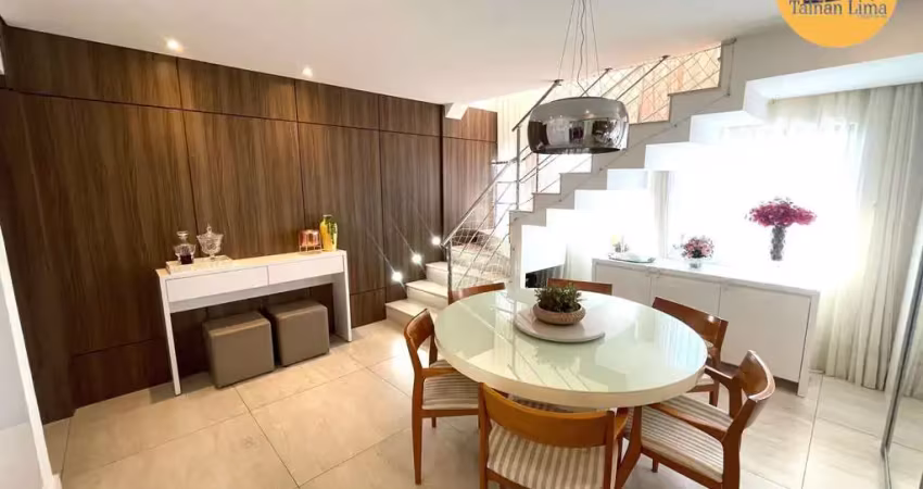 Cobertura duplex no caminho das arvores, com 3/4 sendo 2 suites, toda reformada, localização excelente
