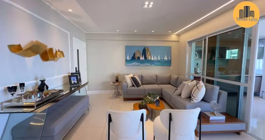 Apartamento alto padrão em pituaçu, no hemispher 360, com 4 suites, decorado, vista mar.