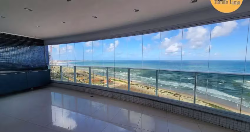 Apartamento frente mar, no hemispher 360, planta com 4 suites, decorado, na melhor prumada.