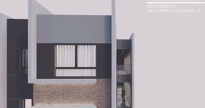 Apartamento com 2 dormitórios à venda, 44 m² por r$ 263.700,00 - vila carrão - são paulo/sp