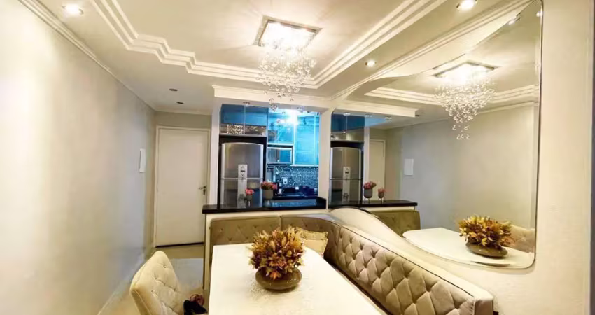 Apartamento mobiliado com 2 dorms, sacada e 1 vaga à venda, 50 m² por r$ 318.000 - ermelino matarazzo - são paulo/sp