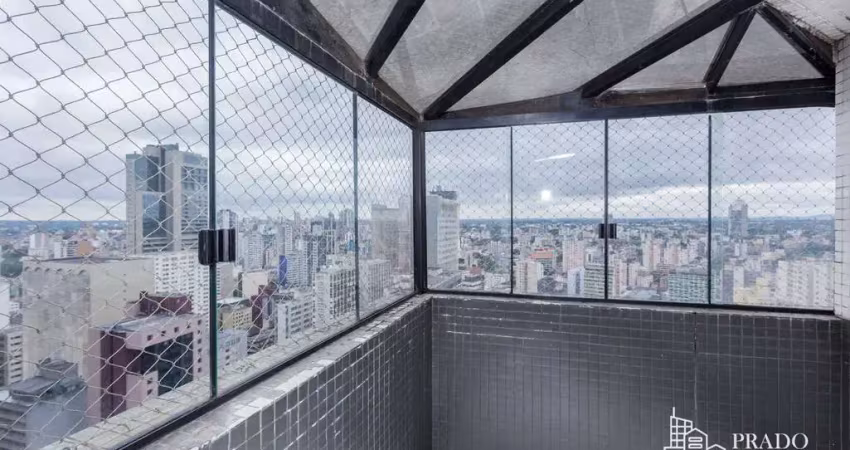 Apartamento à venda, cobertura  93 m² privativos, 3 dormitórios, 1 suíte, centro, curitiba, pr