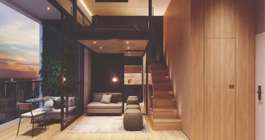 Lançamento  à venda, 46m² privativos, 2 dormitórios, centro, curitiba, pr