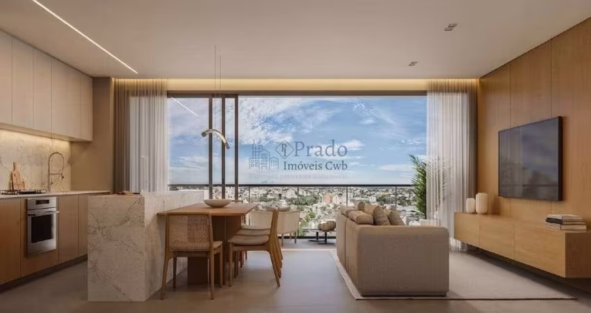 Lançamento à venda, 81 m² privativos, 2 dormitórios 1 sendo suíte, 1 vaga, Portão, Curitiba, PR