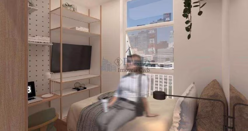 Lançamento garden à venda, 30m² + 15m² privativos, 1 dormitório, Prado Velho, Curitiba, PR