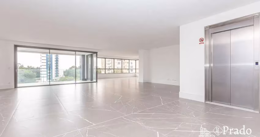 Apartamento 320m² com 4 suítes e 4 vagas, ecoville, curitiba, pr
