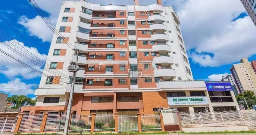 Apartamento com 1 dormitório à venda , sacada com churrasqueira e garagem coberta - jardim botânico - curitiba/pr