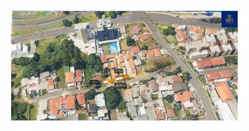 Terreno à venda em localização privilegiada, com 1.897 m² de área total, com 48m/2 de testada - mossunguê - curitiba/pr