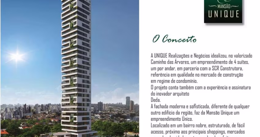 Apartamento para Venda em Salvador, Caminho das Árvores, 4 dormitórios, 4 suítes, 5 banheiros, 4 vagas