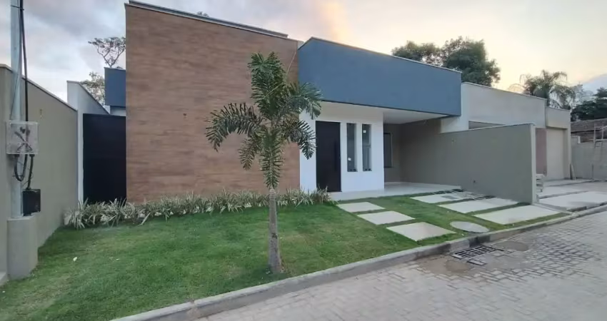 Casa linear com 3 quartos (1 suíte) em condomínio fechado – rio da prata, campo grande