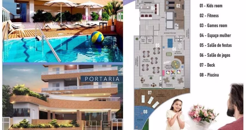 Apartamento Residencial à venda, Vila Guilhermina, Praia Grande - AP1648.