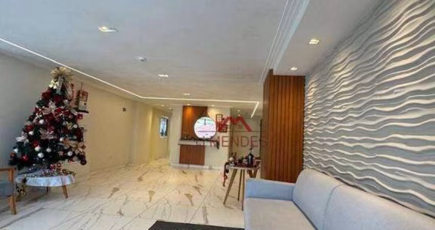 Apartamento com 2 dormitórios à venda, 61 m² por R$ 390.000,00 - Caiçara - Praia Grande/SP