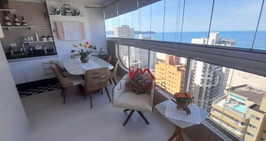 Apartamento com 3 dormitórios à venda, 124 m² por R$ 950.000 - Aviação - Praia Grande/SP