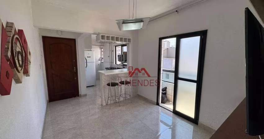 Apartamento com 1 dormitório à venda, 33 m² por R$ 240.000,00 - Canto do Forte - Praia Grande/SP